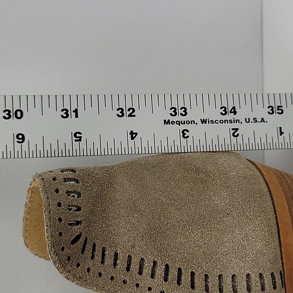 Lucky Brand Bustina Boho Chic Ankle Boot Tan Taupe Size 10 - Picture 12 of 13